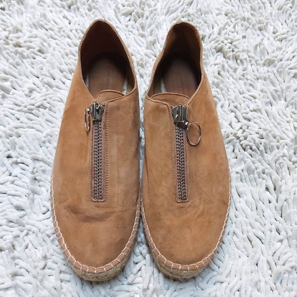Alexander Wang tan brown Devon espadrilles- size 41